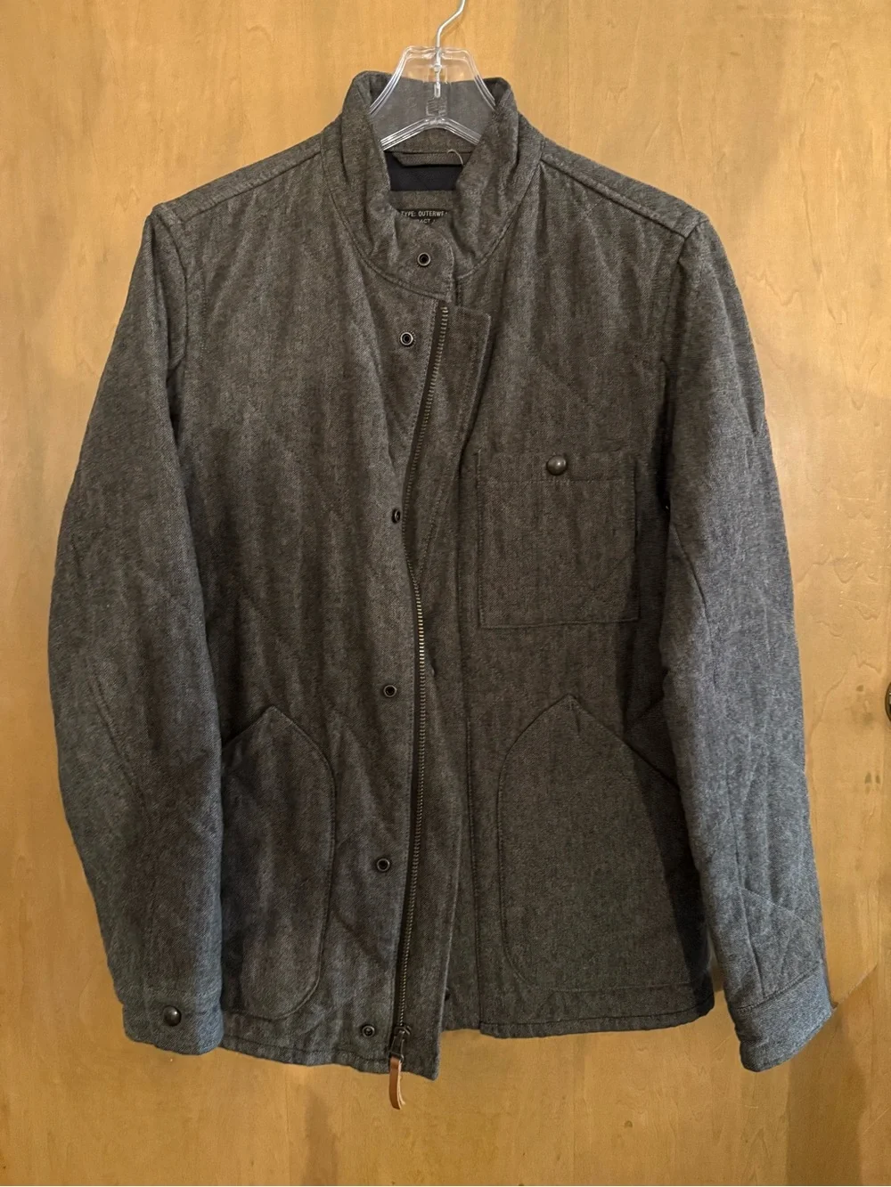J. Crew Men's Brown Military-Style Field Jacket